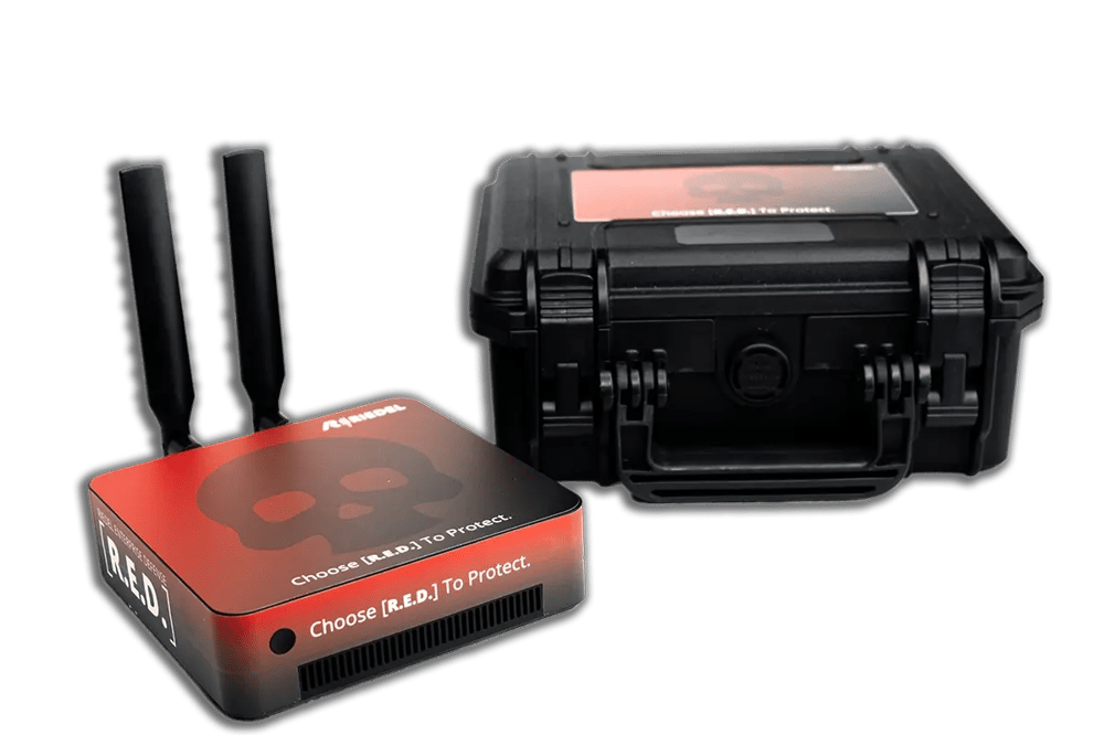 Red Skull and Suitcase