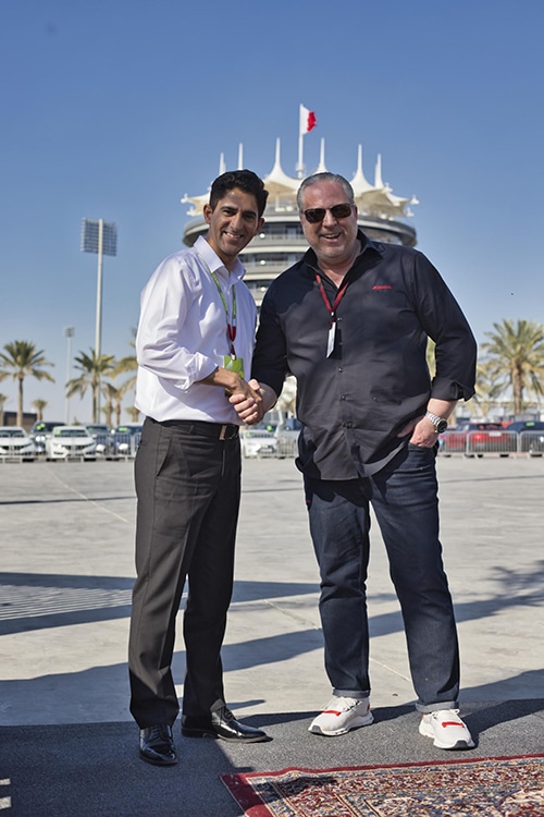 From Left – Veer Passi, Group CEO of Kalaam and Michael Martens, CEO of RIEDEL Networks